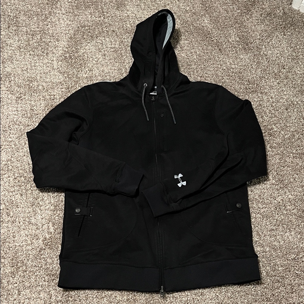 Under Armour Men's Black Zip-Up Sweater